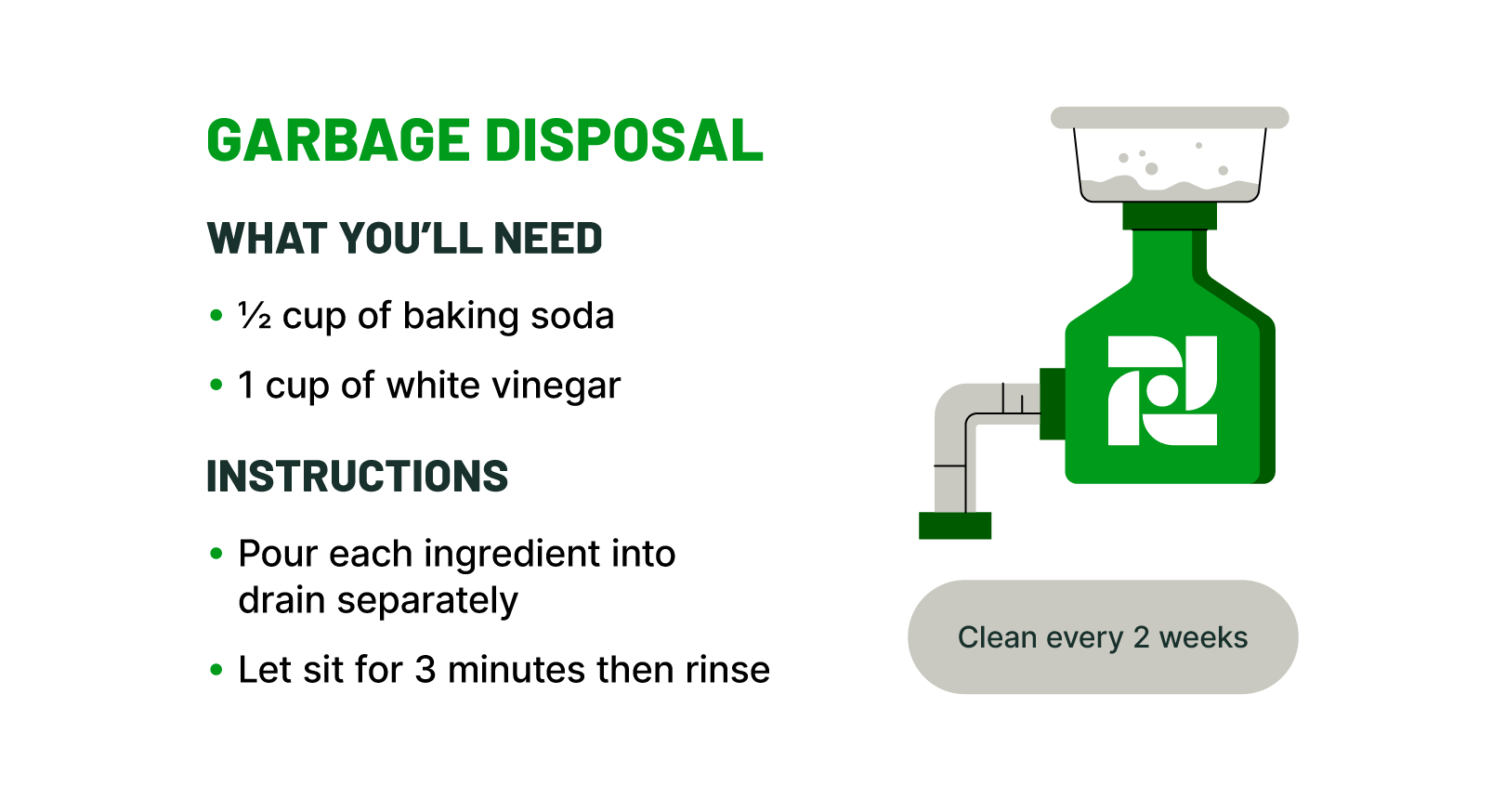 how to clean a garbage disposal