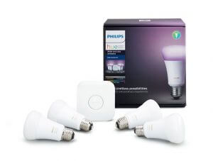 Philips Hue White and Color Ambiance Smart Bulb Starter Kit