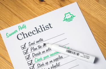 Summer party planning can be daunting, without a proper checklist
